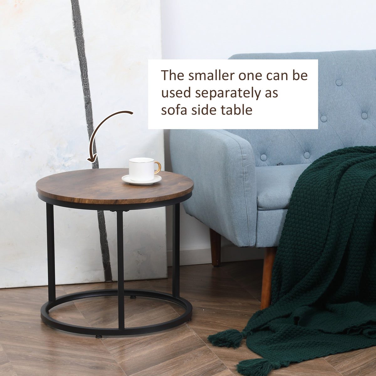 Nesting Coffee Table Set — Set of 2