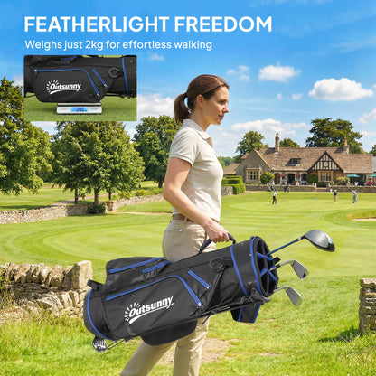 Ultra-Lightweight Golf Stand Bag with 6-Way Dividers and Cooler Pocket