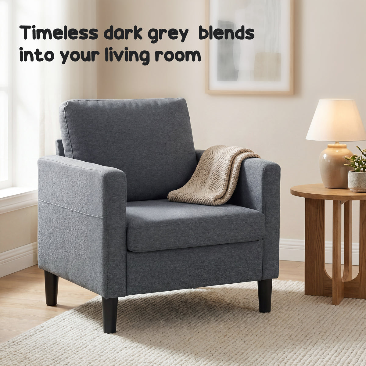 Modern Upholstered Accent Chair