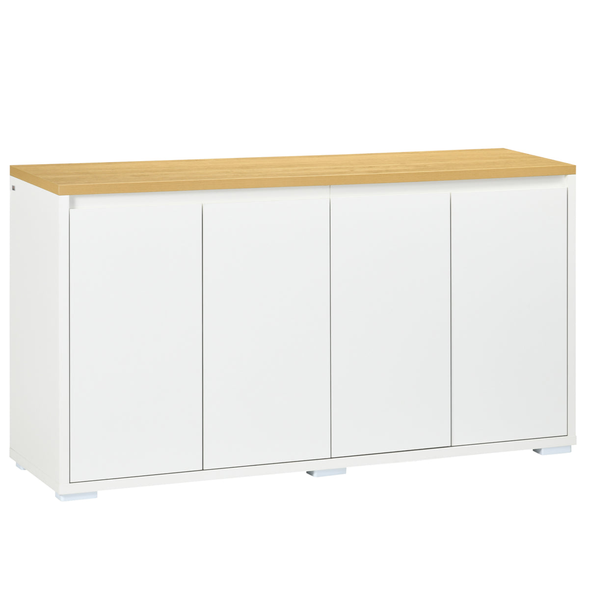 Aparador moderno para salón con puertas y estantes ajustables