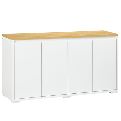 Aparador moderno para salón con puertas y estantes ajustables