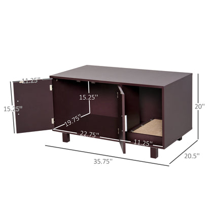 Mueble oculto para arena de gatos, mesa auxiliar con rascador
