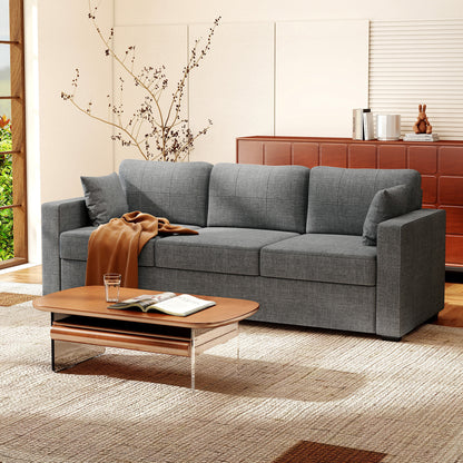 Modern 3-Seater Upholstered Living Room Sofa
