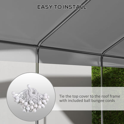 Carport Replacement Canopy 10 x 20 ft UV