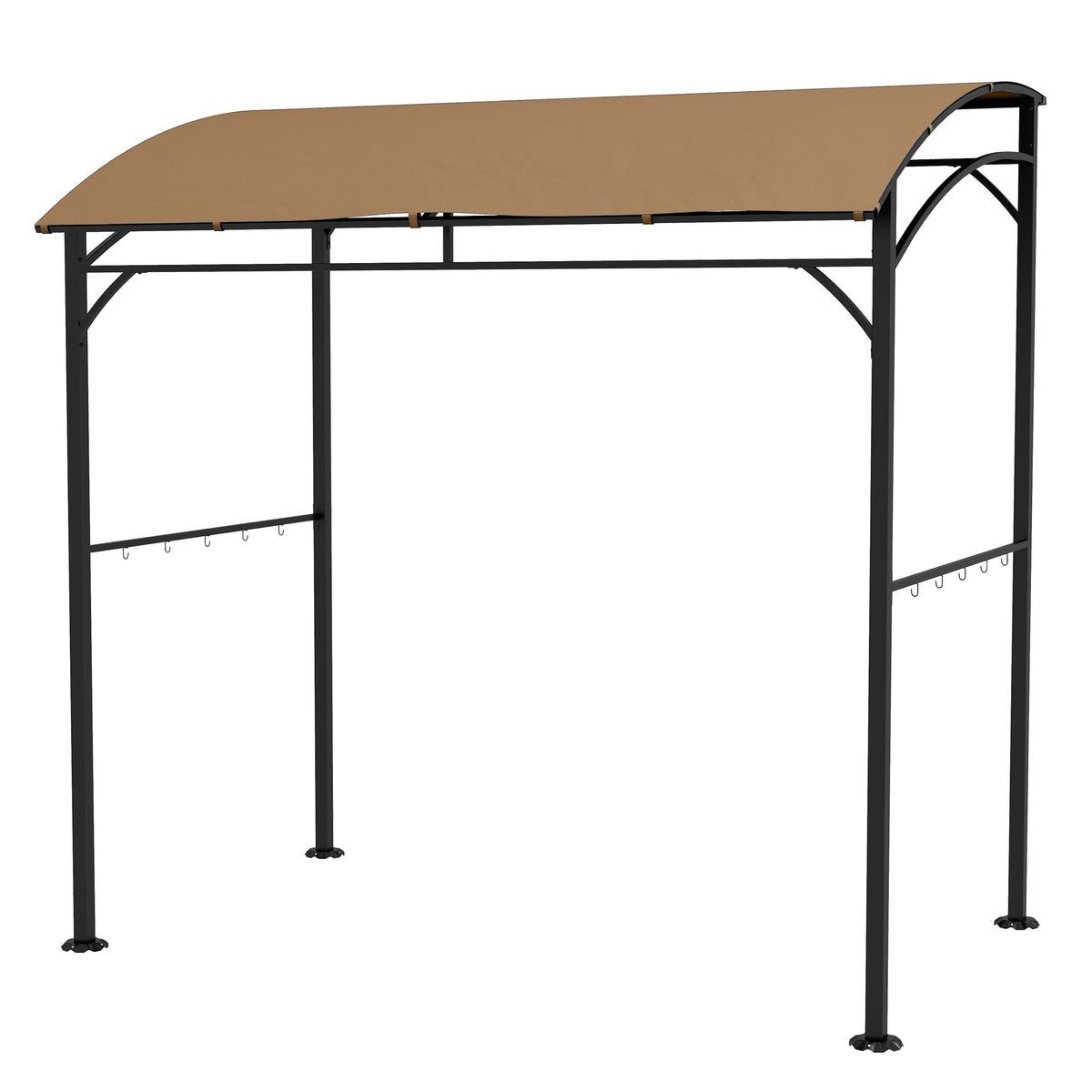 Cenador curvo para barbacoa de 7' x 5'