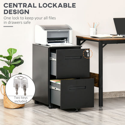 Vertical office filing cabinet lockable