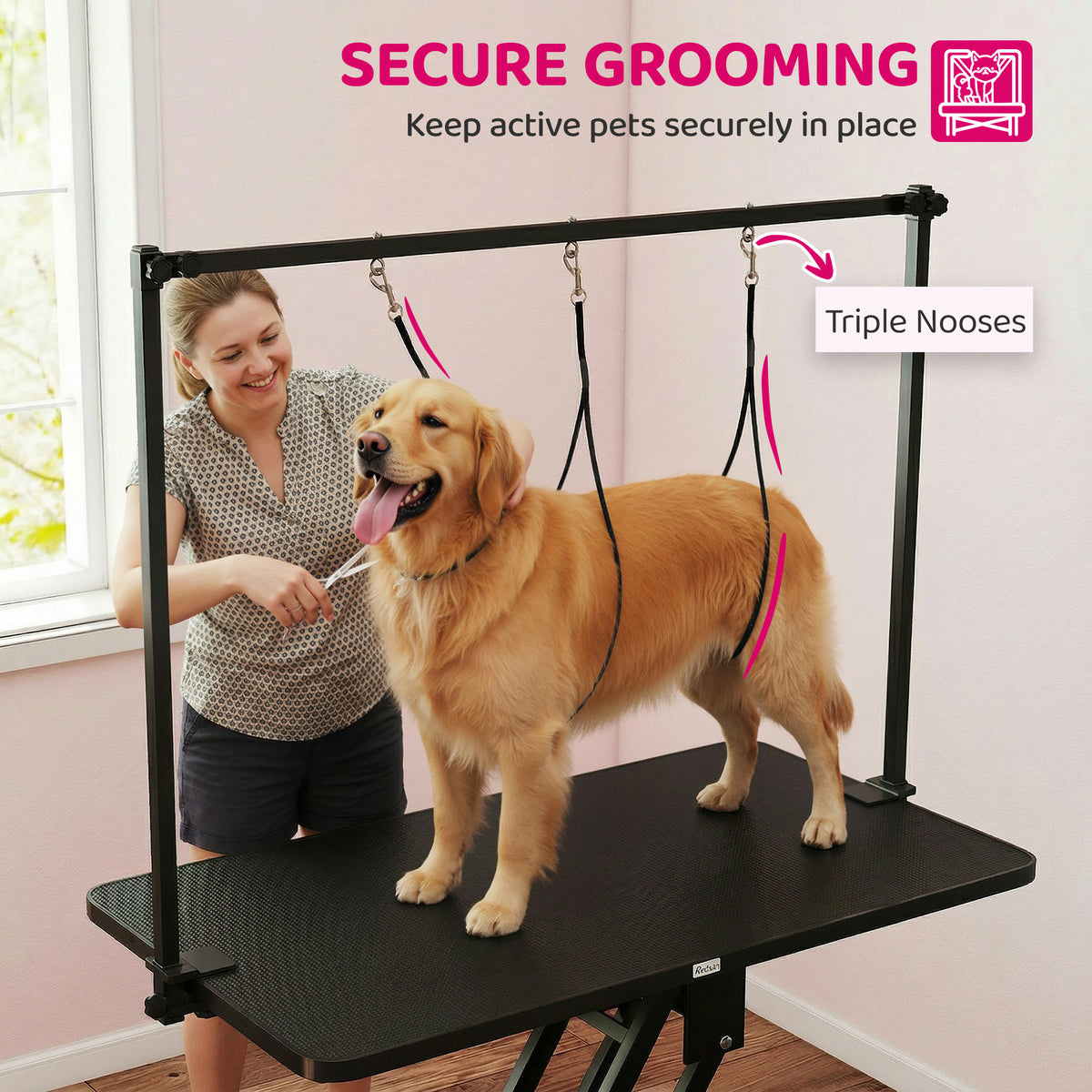 Hydraulic Z-Lift Dog Grooming Table
