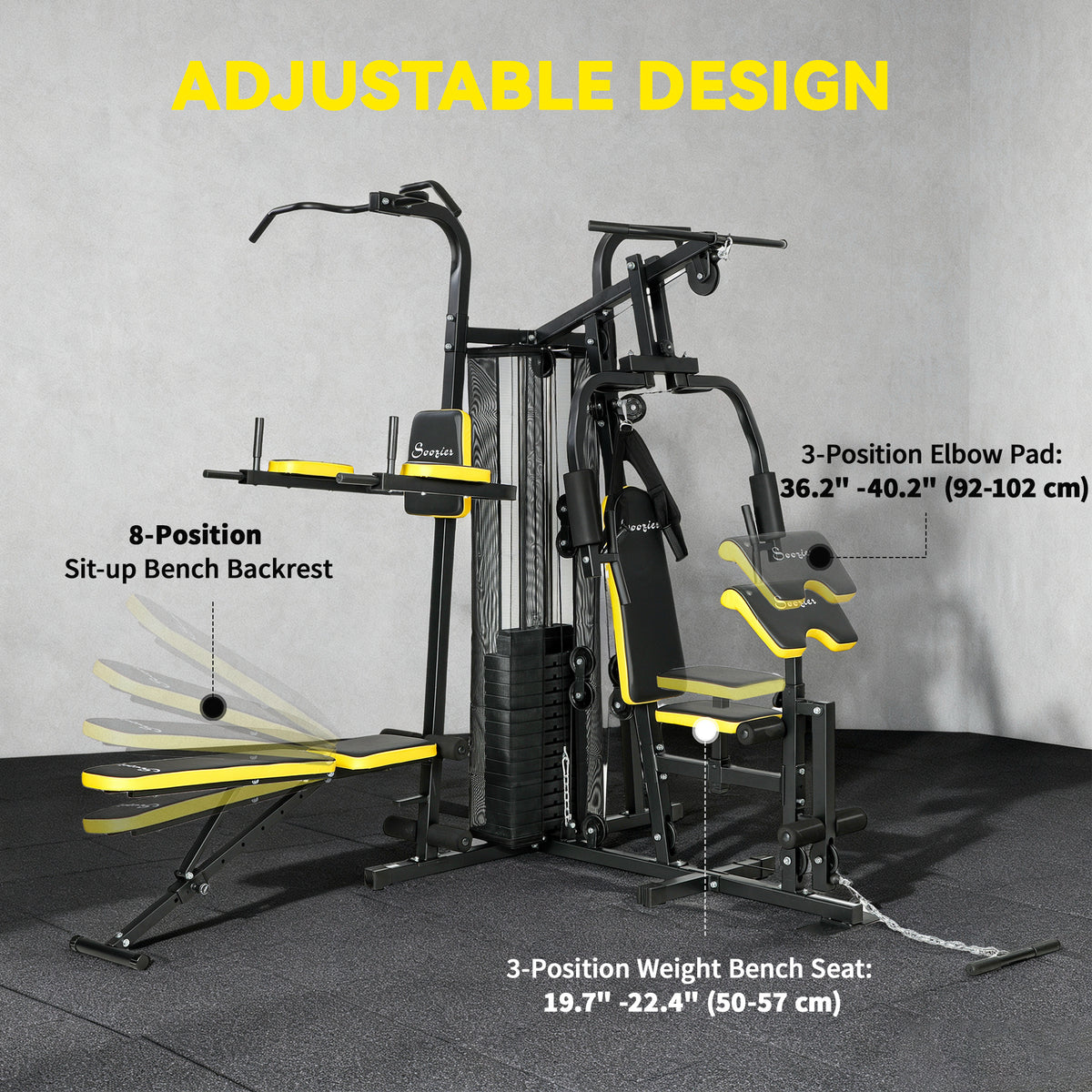 Torre de potencia multifunción para entrenamiento completo