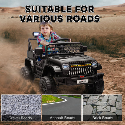 Electric 12V Ride-On Truck for Kids with Remote Control