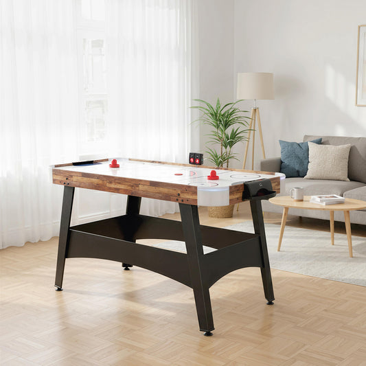 Mesa de air hockey arcade con marcador LED 155 cm