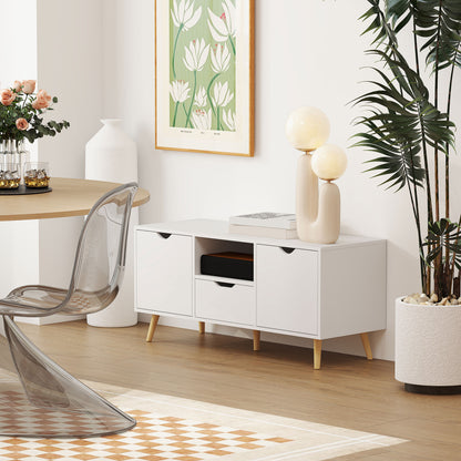 Modern TV stand with storage for 127 cm TV