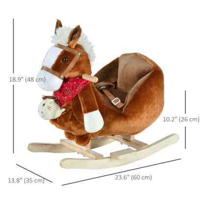 Baby Plush Rocking Horse with Sound