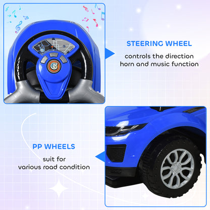 3-in-1 Toddler Push Ride-On Car