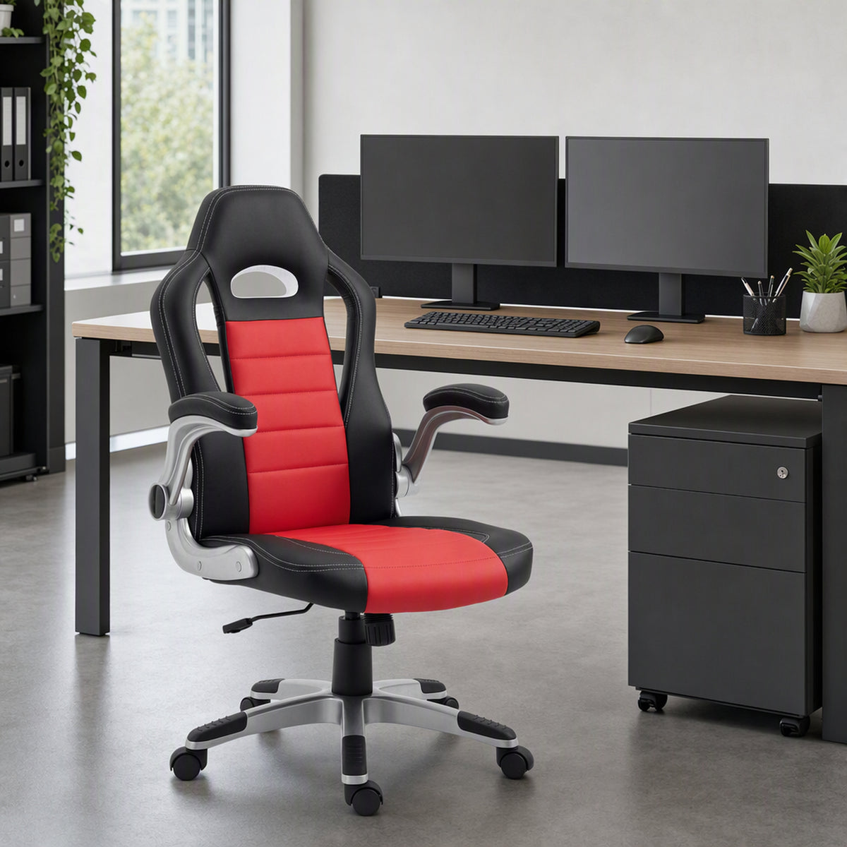 Ergonomic racing style office gaming chair