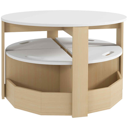 Kids Table and Chair Set with Storage — Set of 5