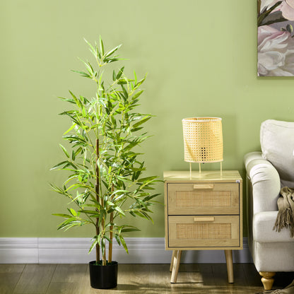 Artificial Bamboo Trees in Pot 6 ft — Set of 2