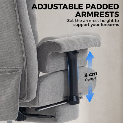 Heavy-duty big and tall ergonomic office chair