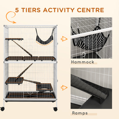 5-Tier Rolling Small Animal Cage