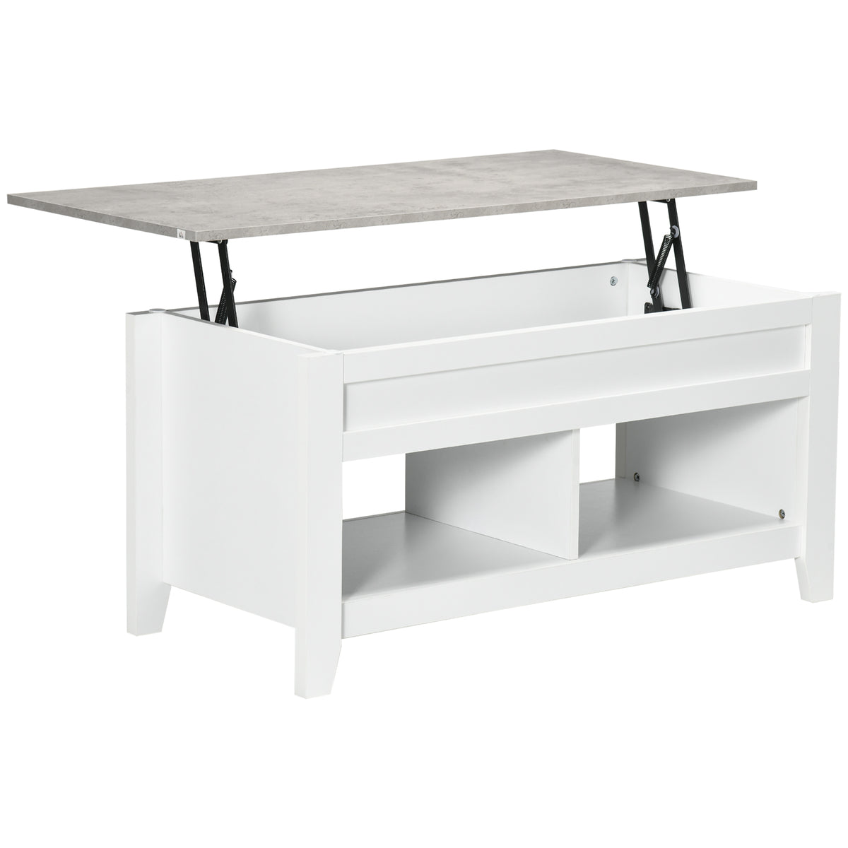 Coffee table with lift top and hidden storage