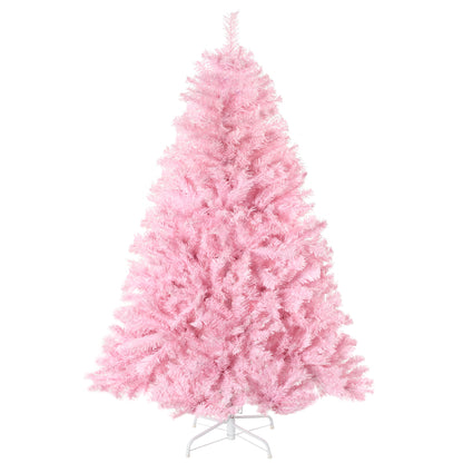 Pink artificial Christmas tree