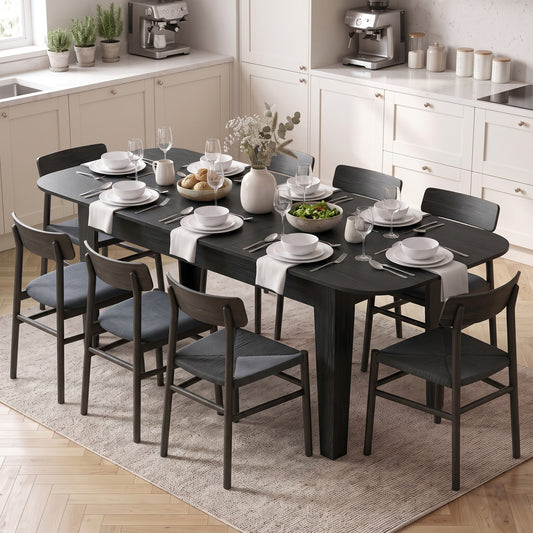 Extendable Oval Farmhouse Dining Table