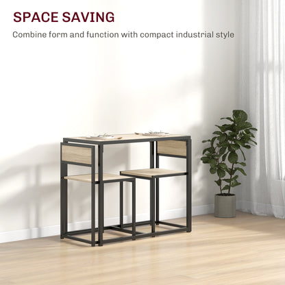 3-Piece Industrial Dining Table Set