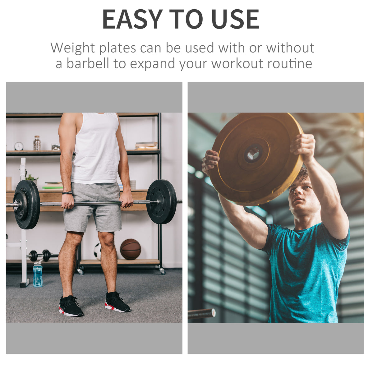 Grip Weight Plate Set for Strength Training — Set of 6