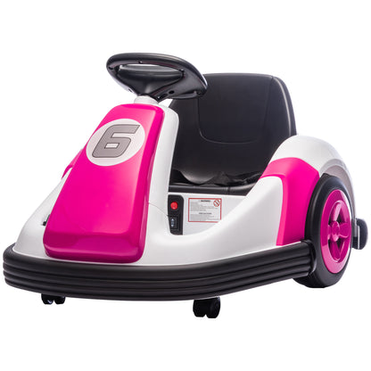 Coche eléctrico de choque de 6 V para niños