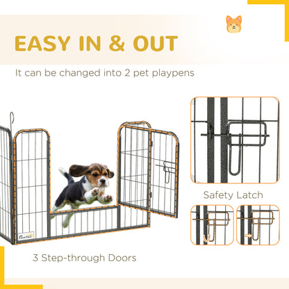 Heavy Duty Dog Playpen 24 Panels — steel