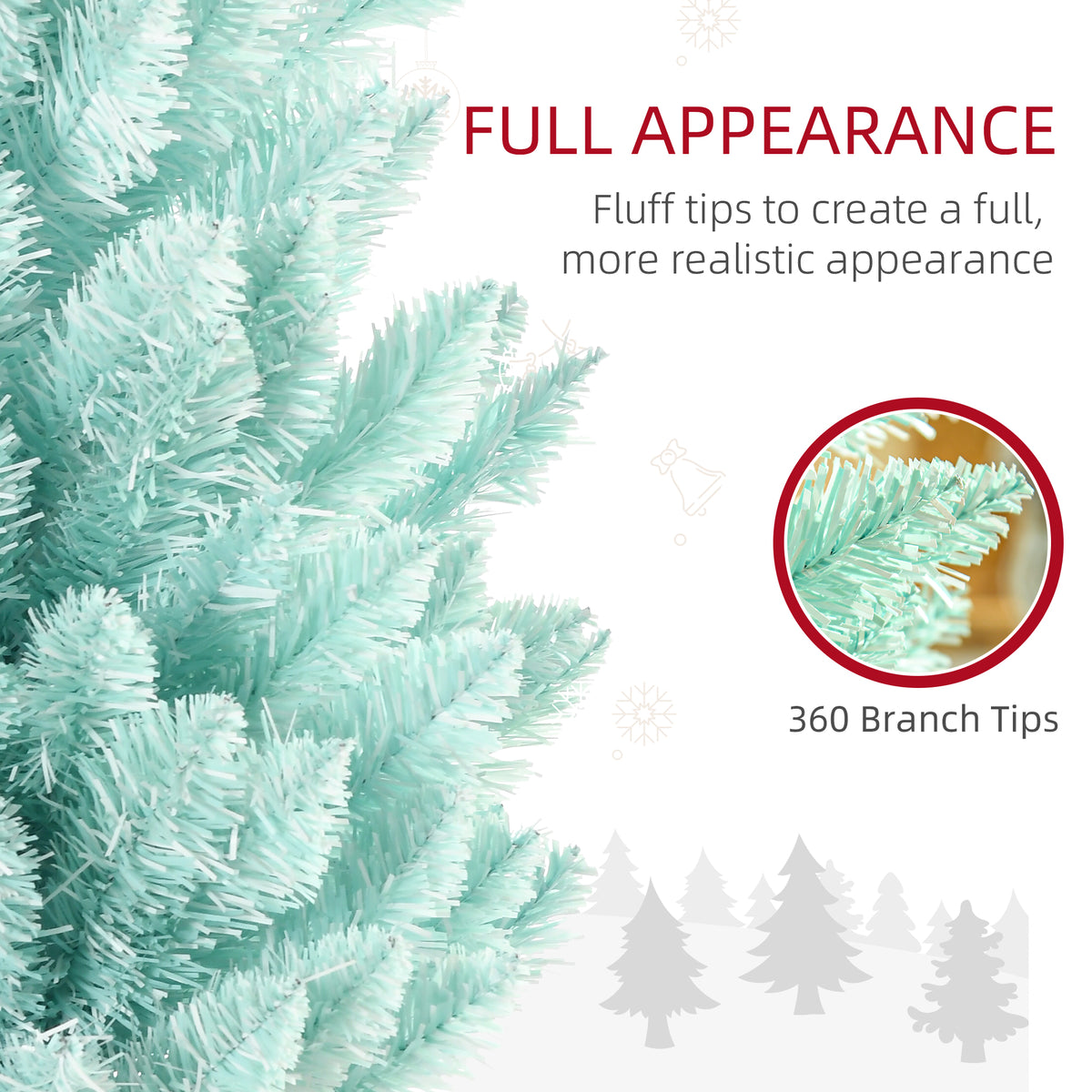 Slim Pencil Artificial Christmas Tree