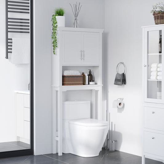 Over the toilet storage cabinet engineered wood