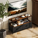 TV Stand with Charging Station