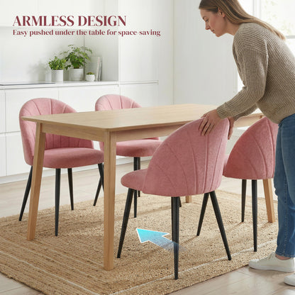 Dining chairs upholstered set of 4