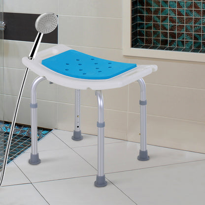 Height Adjustable Shower Chair — Aluminum