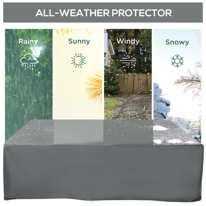 Funda impermeable para muebles de patio 207 cm