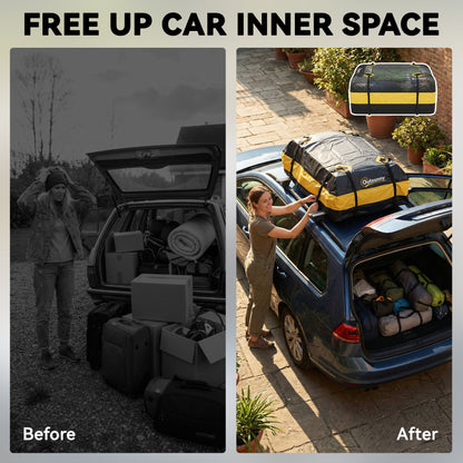 Waterproof Rooftop Cargo Bag 600 L Capacity