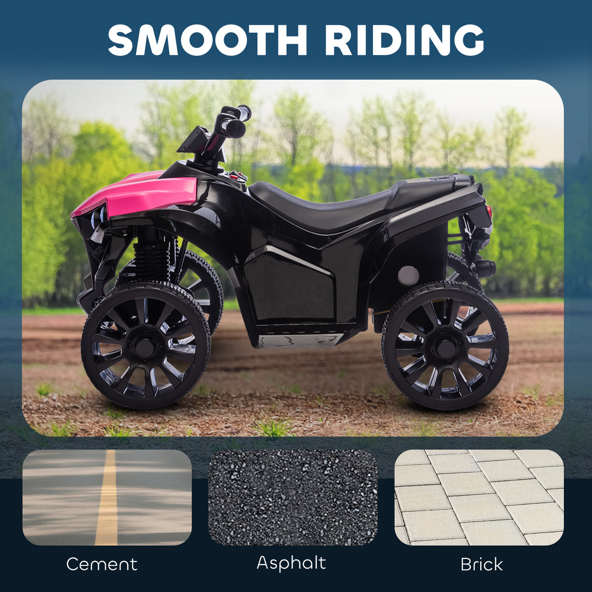 Kids Electric ATV 6V with Music and LED Headlights