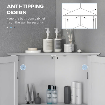 Mueble de almacenamiento esquinero moderno para baño