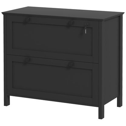 File Cabinet 2 Drawer Lockable with Adjustable Bar