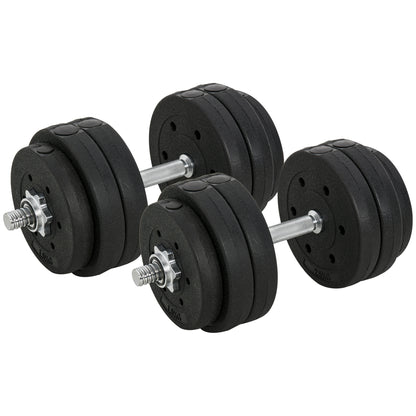 Adjustable Dumbbells 30 kg — Set of 14