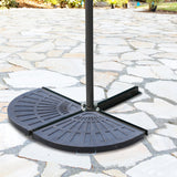 Resin Cantilever Patio Umbrella Base Weights — Bronze