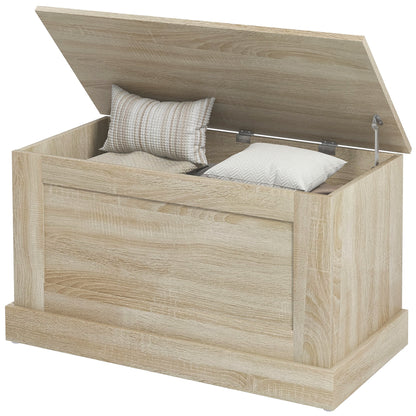 Multifunctional Storage Bench with Safety Hinge