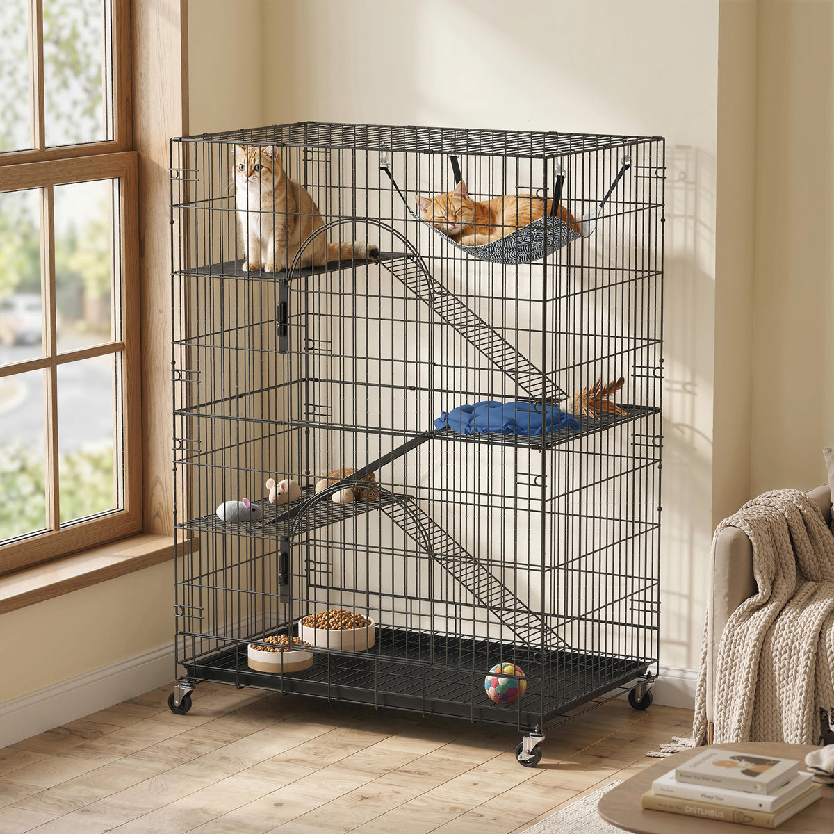 Large 4-Tier Cat Cage
