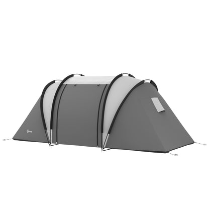 ਲਿਵਿੰਗ ਰੂਮ ਵਾਲੀ 2 ਬੈੱਡਰੂਮਾਂ ਵਾਲੀ ਪਰਿਵਾਰਕ ਕੈਂਪਿੰਗ ਟੈਂਟ
