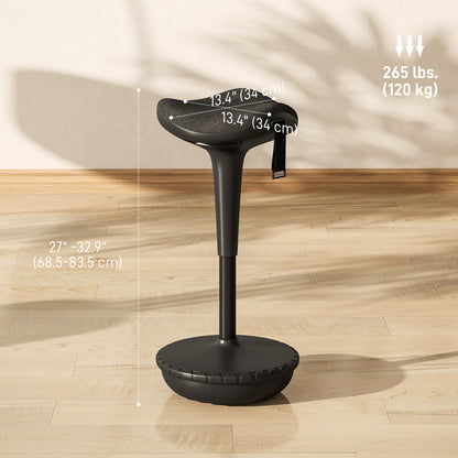 Ergonomic adjustable standing desk stool