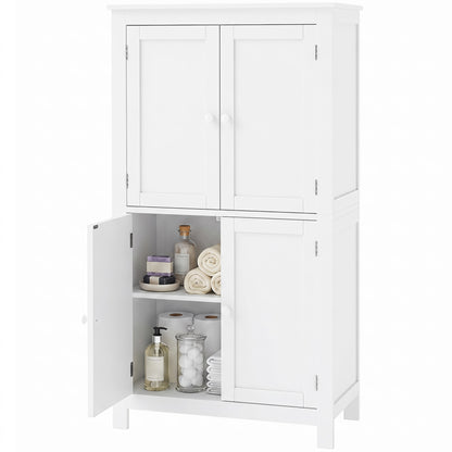 Freestanding bathroom cabinet with doors