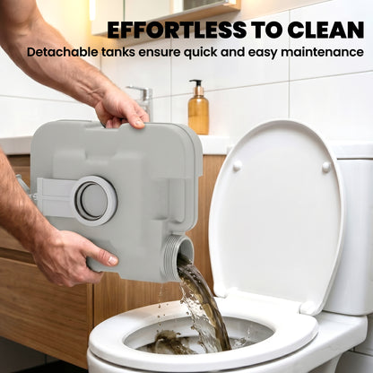 Portable Camping Toilet with 10 L Waste Tank