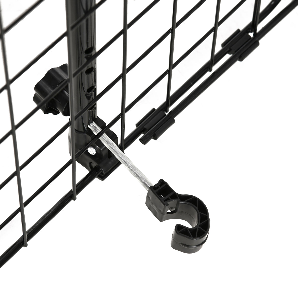 Valla ajustable para coche para perros — metal