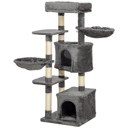 Árbol para gatos de varios niveles de 133 cm