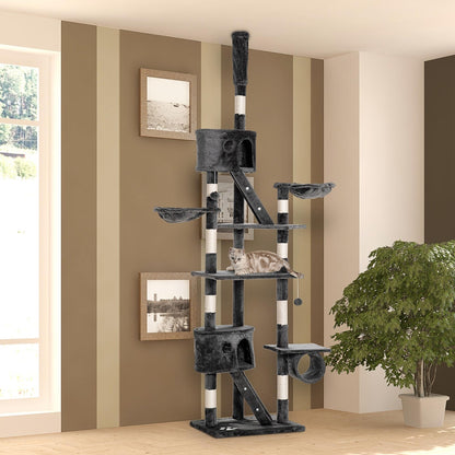Árbol para gatos multinivel ajustable 240-260 cm
